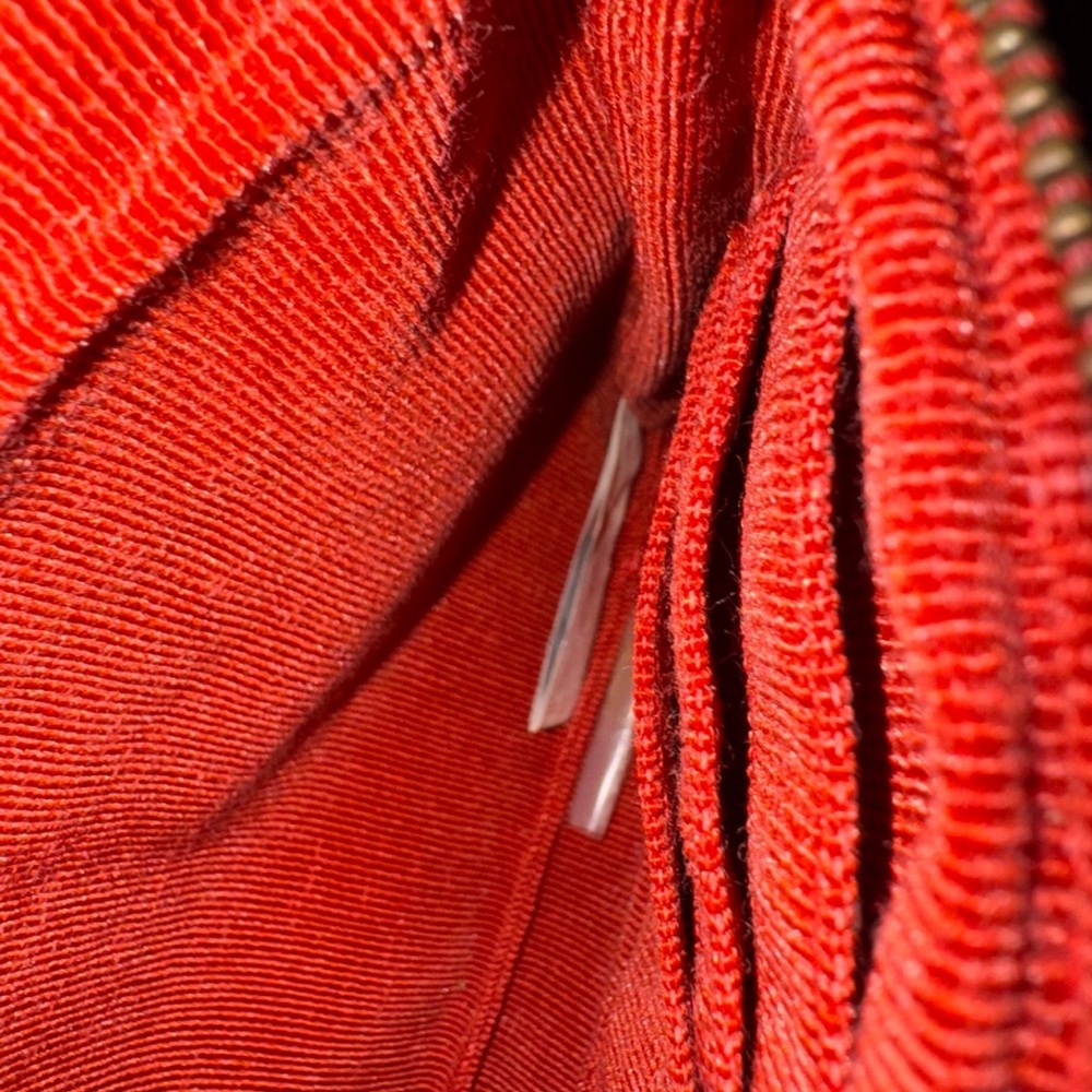 Geometric Patterned Pouch with Tassel - Picture 4 of 4